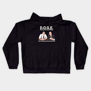 D.O.G.E. Department of Government Efficiency Kids Hoodie